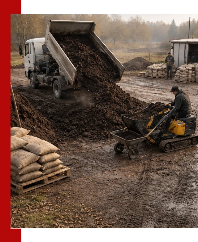 Кислый торф в доставке по выгодным ценам в Челябинске