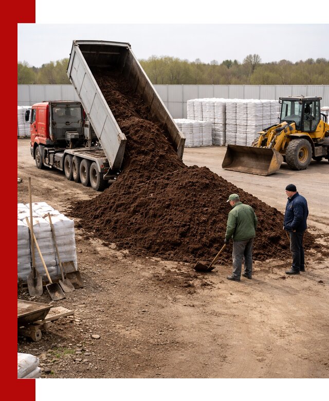 Доставка торфяных смесей оптом и в розницу в Челябинске