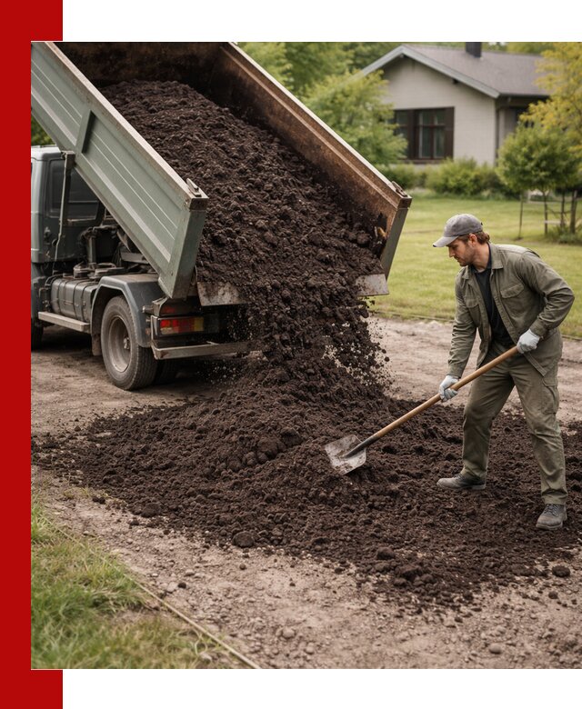 Чернозем для газона с доставкой в Челябинске быстро и качественно