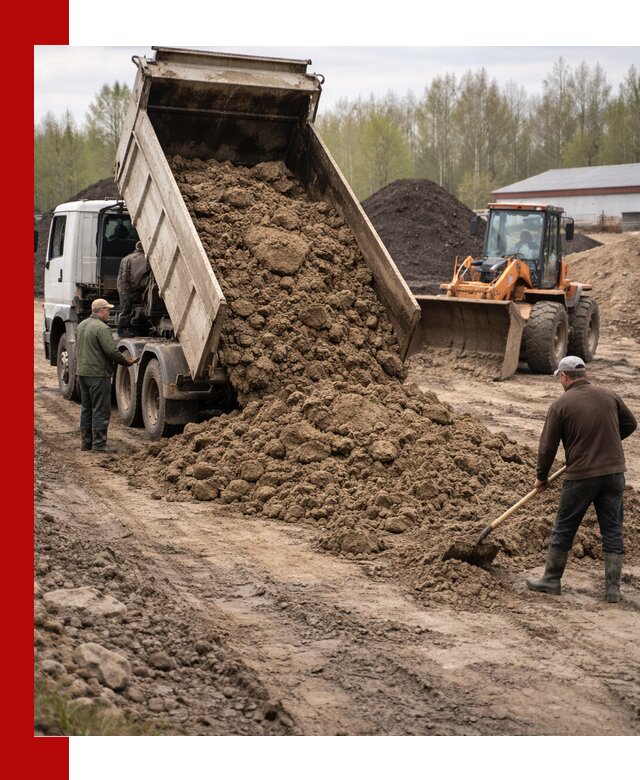 Доставка глин и суглинков в Челябинске оптом и вкрай