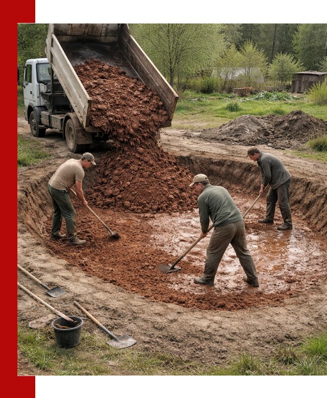 Купить качественную глину для пруда в Челябинске