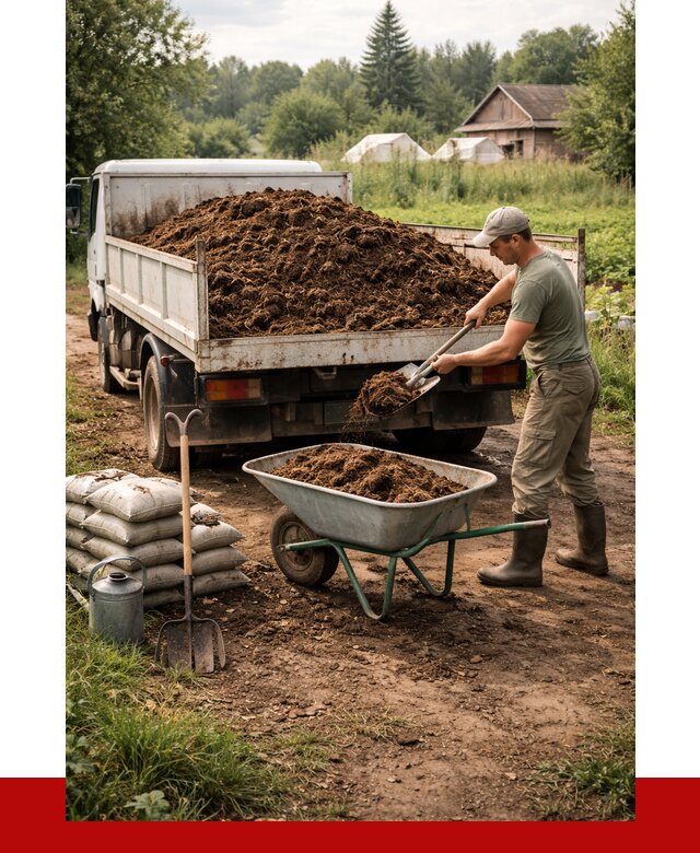 Купить коровий навоз с доставкой в Челябинске от 1856 р. | ПРОНЕРУДЧлб