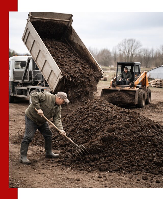 Доставка и продажа перегноя в Челябинске быстро и дешево