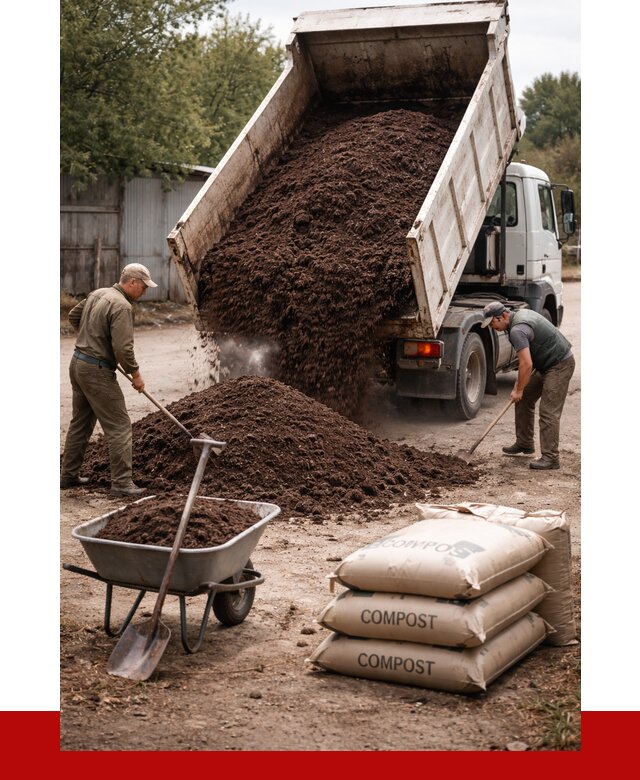 Купить компост в Челябинске от 4331 р. за куб с доставкой | ПРОНЕРУДЧлб