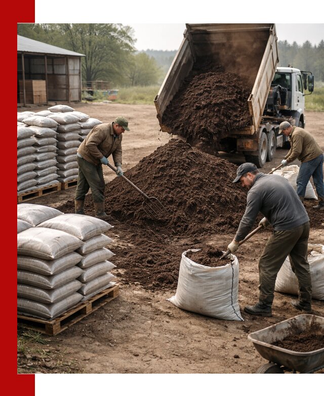 Доставка компоста оптом и в розницу в Челябинске