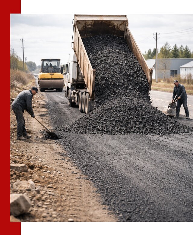 Асфальтовая крошка для дорог в Челябинске — поставка и доставка