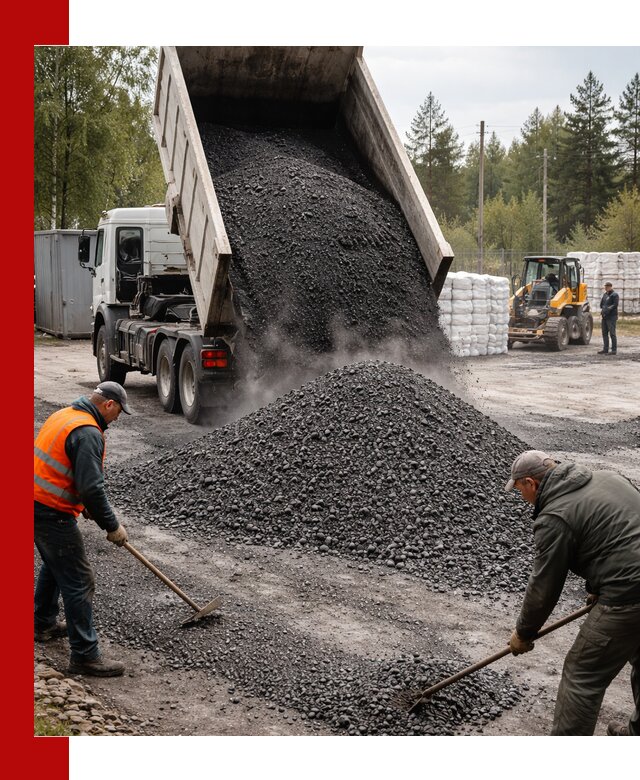 Доставка и продажа асфальтного гранулята в Челябинске