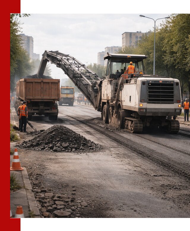 Фрезерованный асфальт в Челябинске — удаление и вывоз старого покрытия