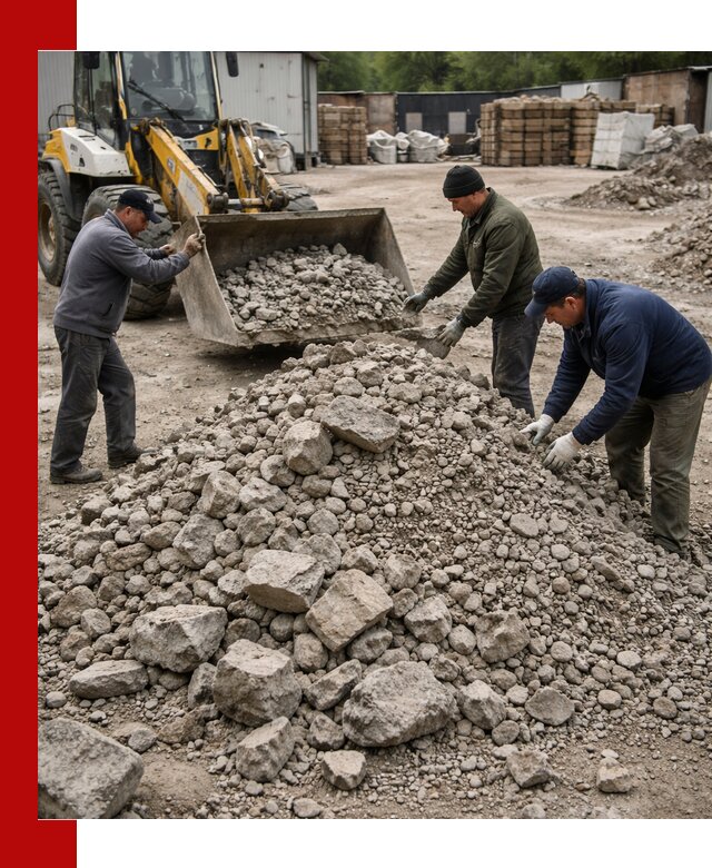 Демонтаж и вывоз бой бетона в Челябинске