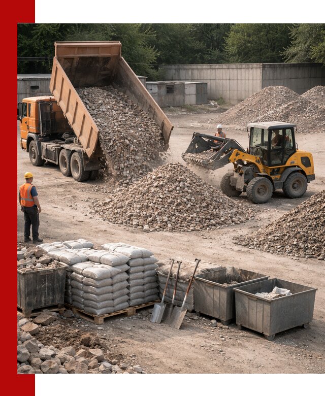 Вторичные материалы для отсыпки в Челябинске — поставка и доставка