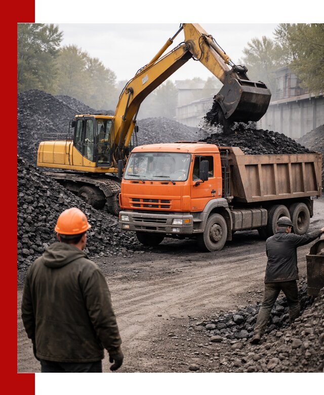 Доставка угля автотранспортом в Челябинске быстро и выгодно