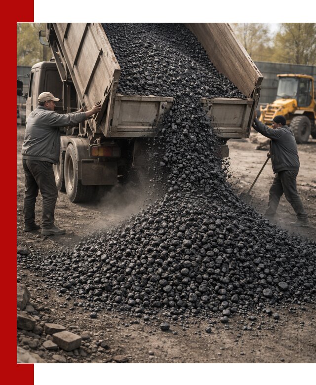 Доставка угля семечка самосвалами в Челябинске