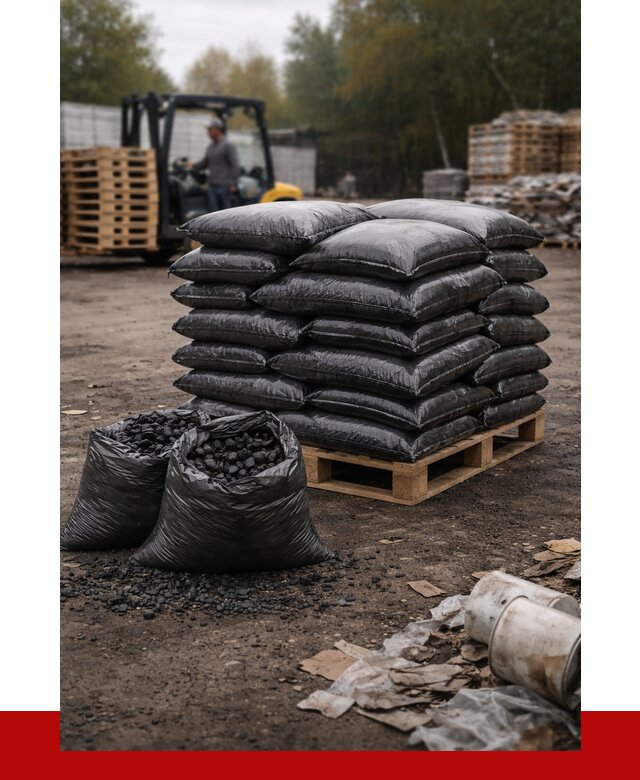 Купить уголь в мешках с доставкой в Челябинске от 7734 р. | ПРОНЕРУДЧлб
