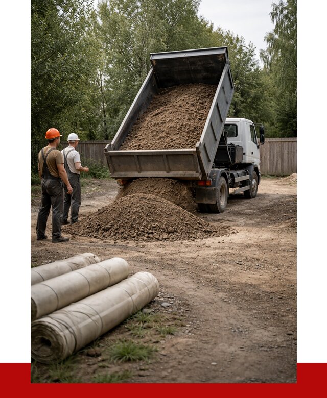 Доставка сыпучих материалов самосвалом в [cvi] от 4331 р. | ПРОНЕРУДЧлб