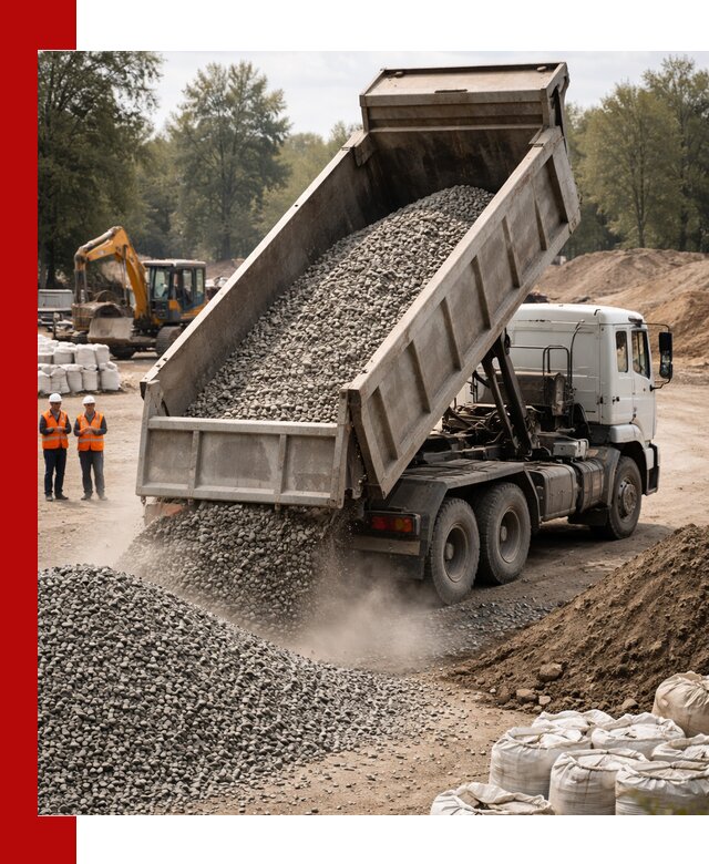 Аренда самосвала в Челябинске для доставки сыпучих и нерудных материалов