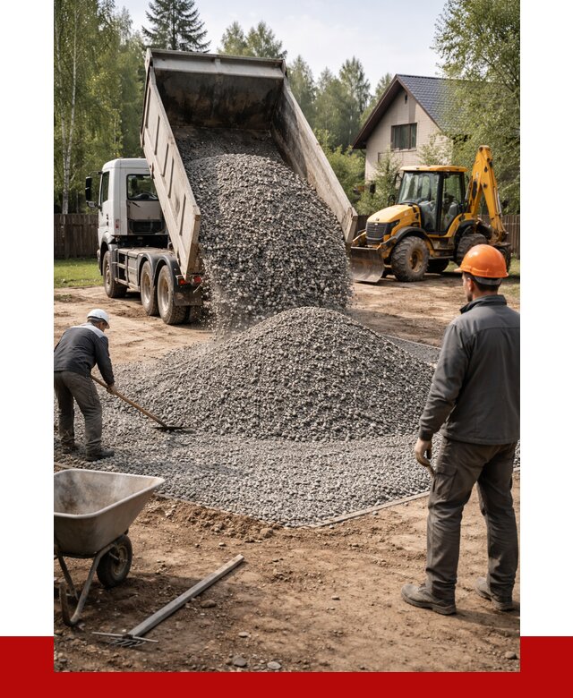 Отсыпка участка щебнем в Челябинске от 6703 р. ПРОНЕРУДЧлб