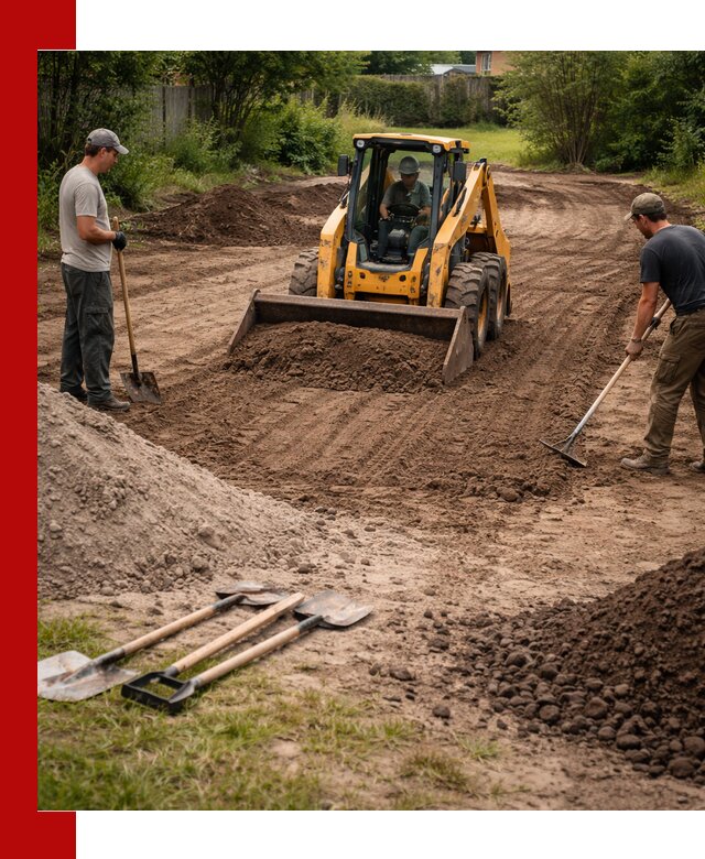 Планировка участка грунтом с вывозом и доставкой в Челябинске