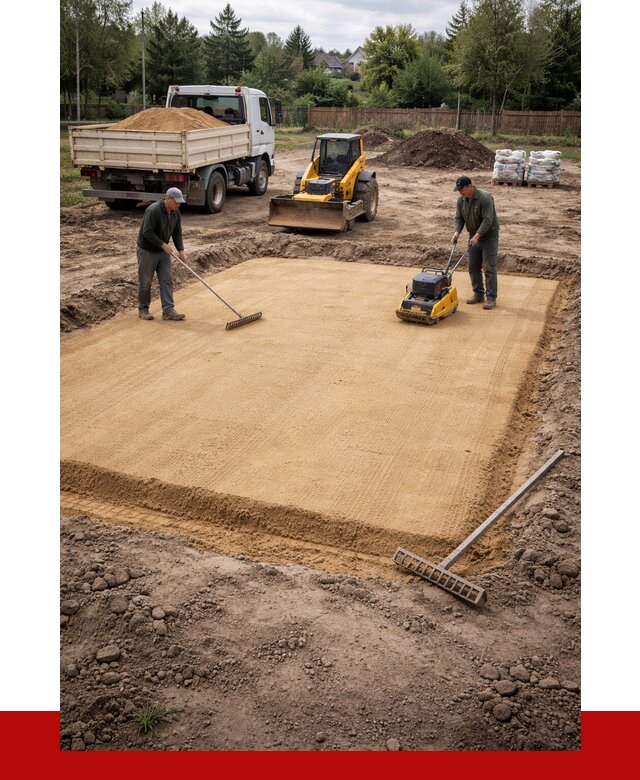 Устройство песчаной подушки в Челябинске от 4640 р. ПРОНЕРУДЧлб