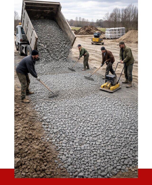Устройство щебеночной подушки в Челябинске от 4640 р. ПРОНЕРУДЧлб